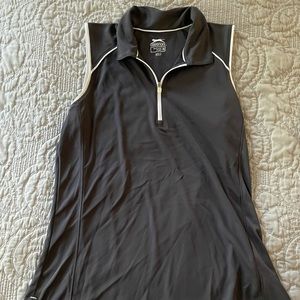Slazenger golf tank top. Quarter zip